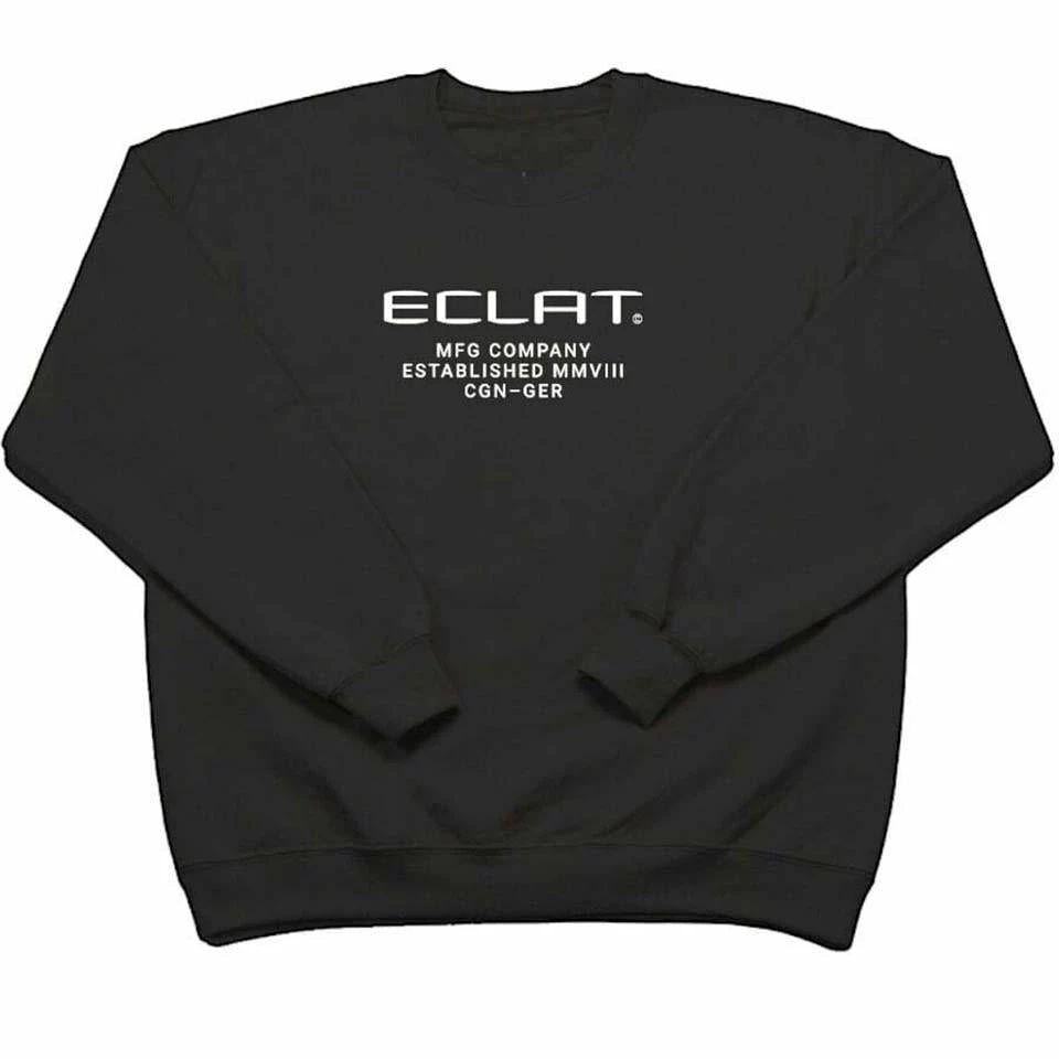 Eclat Techno Embroidery Crewneck - Black/White 3 Eclat Techno Embroidery Crewneck - Black/White