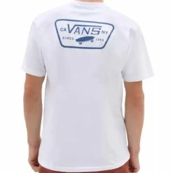 Vans Full Patch T-Shirt - White/True Blue -Bikes sale fb031c3d 037e 405f 86a3 648a6e13fbdc