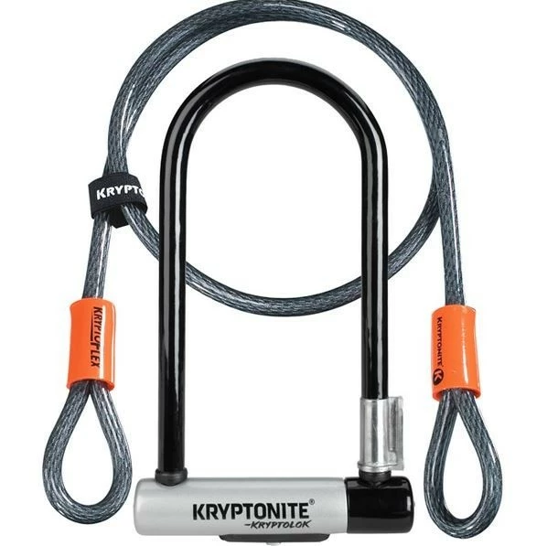 Kryptonite Kryptolok U-Lock With 4 Foot Kryptoflex Cable 2022 Accessories 3 Kryptonite Kryptolok U-Lock With 4 Foot Kryptoflex Cable 2022 Accessories